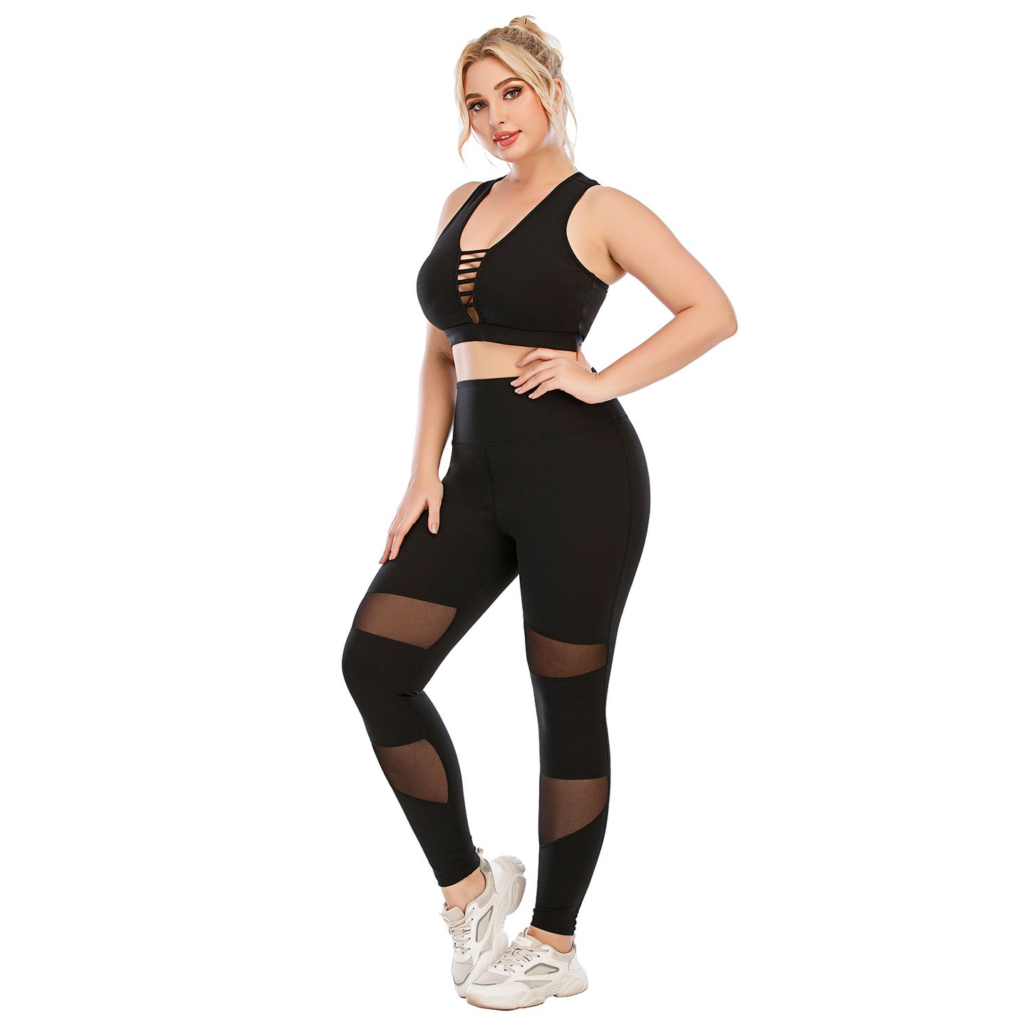 Workout Plus Size Yoga  Set