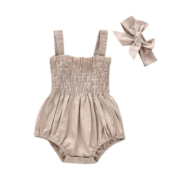 Baby Summer Elastic Jumpsuit Rompers