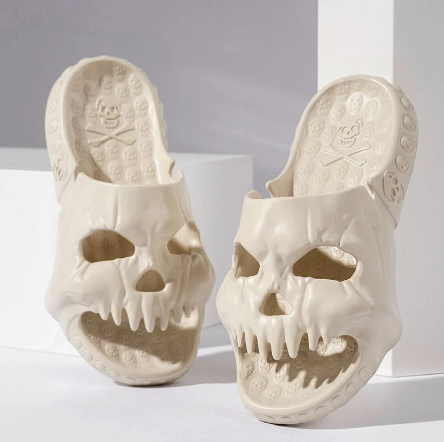 Halloween  Skull Slippers Indoor/Outdoor Beach Shoes