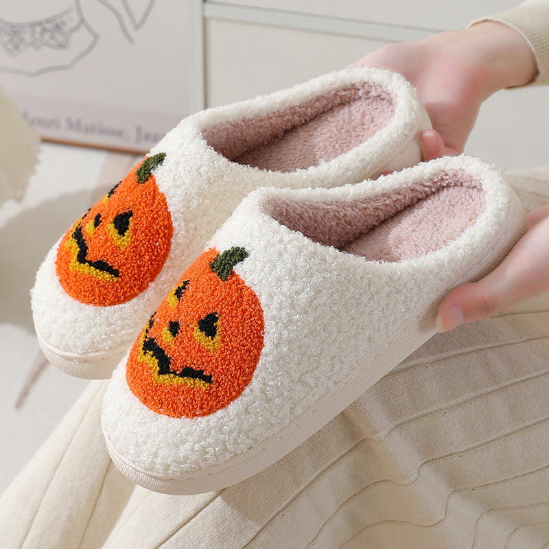 Halloween Pumpkin Cartoon Slippers for Men And Women