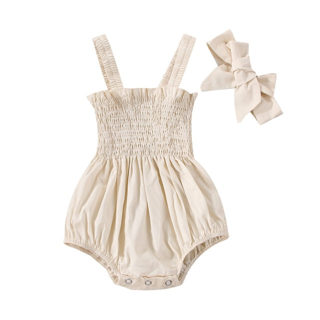 Baby Summer Elastic Jumpsuit Rompers