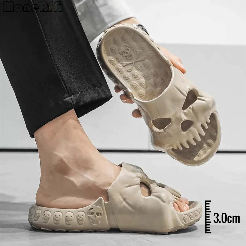 Halloween  Skull Slippers Indoor/Outdoor Beach Shoes