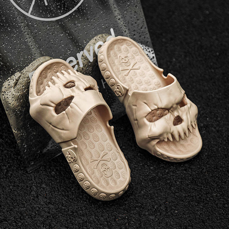 Halloween  Skull Slippers Indoor/Outdoor Beach Shoes