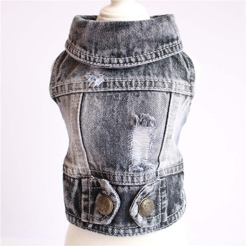 Designer Denim Dog Vest