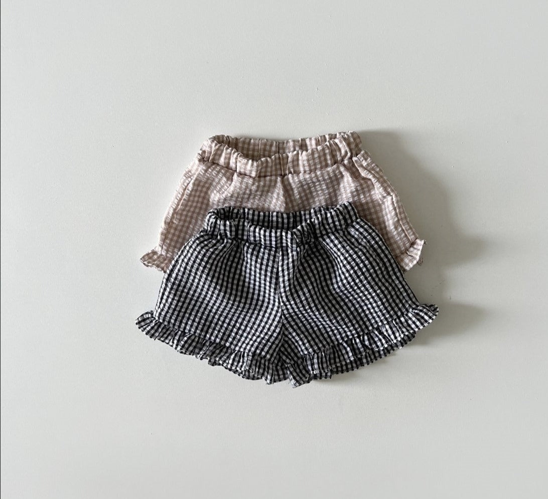 Baby Girl Plaid Clothes Set